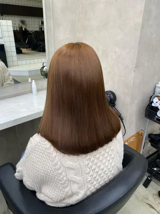 ミディアム カラー ヘアアレンジ キッズ TRUNAIL&EYE所属・TRU Shino🦋のマツエク・マツパデザイン