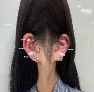 藤田あかね🎀 カラー/艶髪のヘアスタイル