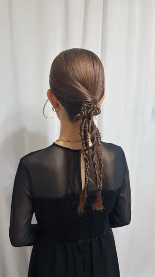 ロング 一瀬 友美の眉毛・アイブロウイメージ