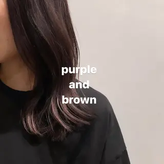 ミディアム カラー いまかわ ゆなのヘアスタイル