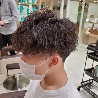 ショート メンズ パーマ 中村 和貴 ＜Ash津田沼＞のヘアスタイル