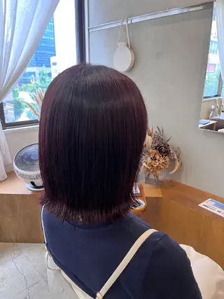 カラー 🎀花屋併設サロン 荘司まゆり🎀‪‪のヘアスタイル