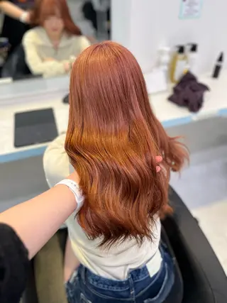 ロング カラー ヘアアレンジ 愛されカラー🩷 はるなのヘアスタイル