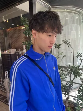 メンズ 💖デザインカラー/ タダ ハナカ💖のヘアスタイル