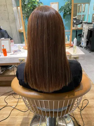 セミロング 山本翔一郎 韓国顔周りレイヤーのヘアスタイル