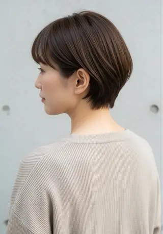 ショート とびまつ /ショート/脱白髪染のヘアスタイル