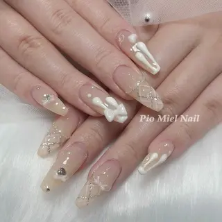 ネイル HANA 長さだしのネイルデザイン