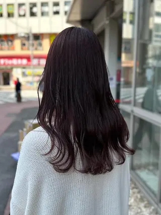 セミロング カラー 井上 武輝のヘアスタイル