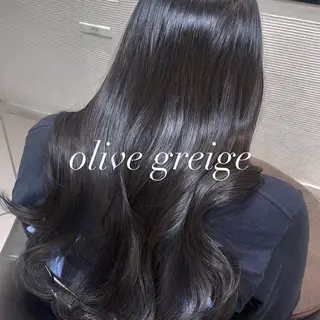 ロング カラー 💖大人韓国ヘア💖 韓国艶カラー【銀座】のヘアスタイル