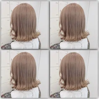 ミディアム カラー ダブルカラー 韓国ヘアKYONのヘアスタイル