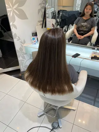 ロング カラー 低ダメージ特化🌱 佐野優斗のヘアスタイル