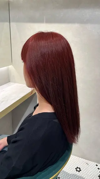 セミロング カラー 新宿/アシスタント AiNAのヘアスタイル