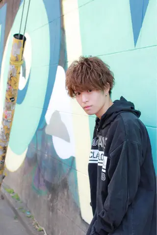 ミディアム パーマ ヘアアレンジ メンズ Liko  by maris所属・艶髪カラー️🫧 髪質改善特化👒莉子のヘアスタイル