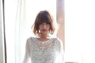 ミディアム カラー アンブレラカラー💫 フェイスフレーミングのヘアスタイル