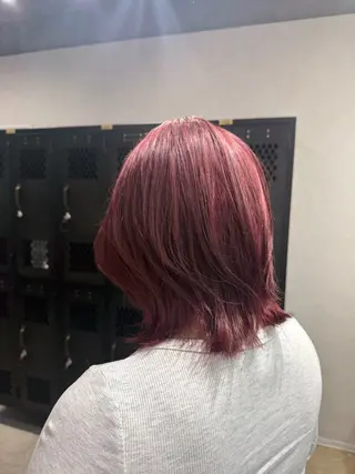 カラー ルシ🌈/ハイトーン デザインカラー/町田のヘアスタイル