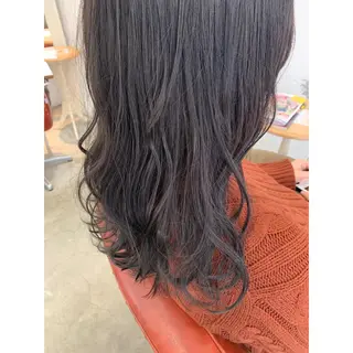 セミロング カラー fio マナミのヘアスタイル