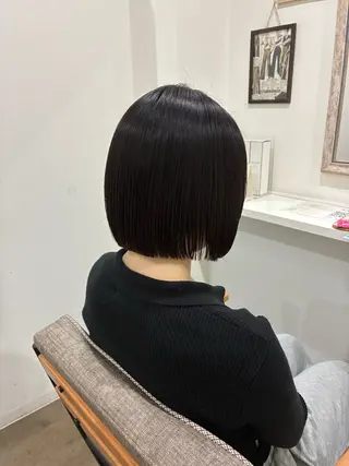 ショート 髪質改善jewelbox 〜私のトリートメント〜 東梅田店所属・髪質改善/ボブ/梅田 runa_ニュアンスのヘアスタイル