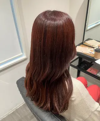 カラー 暖色🍎透明感カラー 🩵小林かりんのヘアスタイル