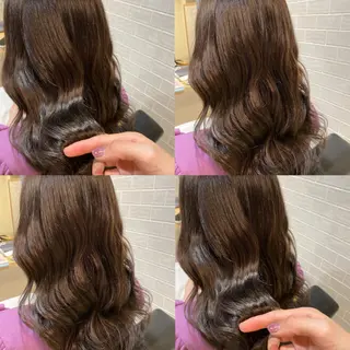 ロング カラー 艶カラー/韓国顔周り 🎀mamiのヘアスタイル