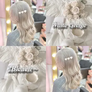 ロング カラー 甘ふわgirly🎀 ハイトーン🤍Ramのヘアスタイル