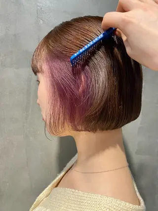 カラー Mahoメンズヘア 🦋デザインカラーのヘアスタイル