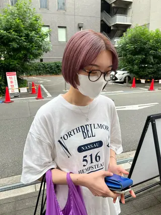 ショート カラー ショート/パーマ/ カラー/FUKOのヘアスタイル