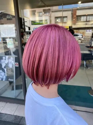 カラー 透明感カラー 板橋　島村美咲のヘアスタイル