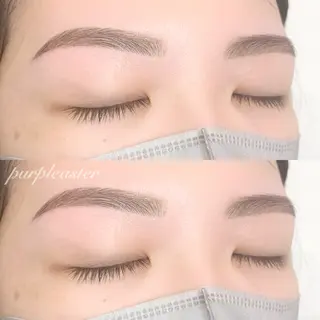 アイブロウ purple aster名駅店所属・パープルアスター/ mako🐈‍⬛🤍のマツエク・マツパデザイン