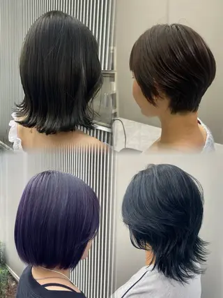 ショート カラー アンククロス渋谷【ANKH CROSS】所属・韓国ヘア┊︎レイヤー ┊︎haruka🌙のヘアスタイル