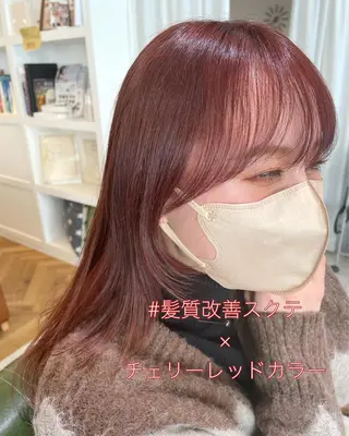 ミディアム カラー eins.hair所属・過去一の柔髪ヘア 🌿einshairのヘアスタイル