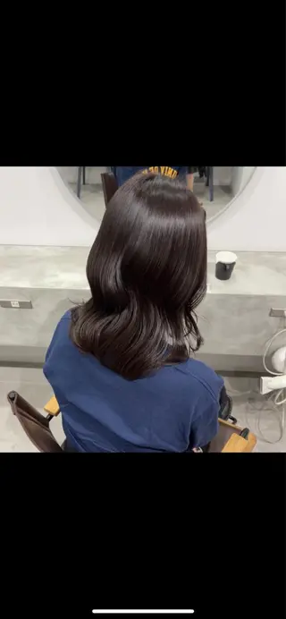 ミディアム カラー emma所属・RINA 韓国ヘア/半個室のヘアスタイル