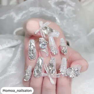 ネイル MoMoA Nail ネイル長さ出し専門店のネイルデザイン