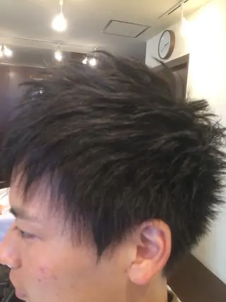 ショート メンズ 永作 真司のヘアスタイル