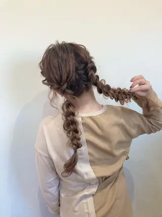 ロング 梅山 美侑のヘアスタイル