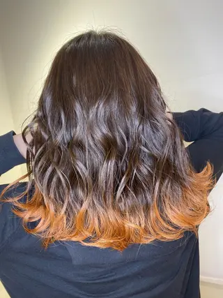 ロング カラー 髪質改善×矯正🫧 韓国ヘアasamiのヘアスタイル