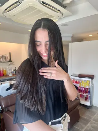 ロング La fith rosa所属・miharu🐱 茨木/透明感カラーのヘアスタイル