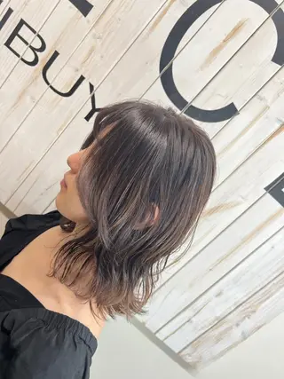 ミディアム カラー ヘアアレンジ DIECESHIBUYA.所属・メンズ似合わせ/ ビジネスヘア/比嘉のヘアスタイル