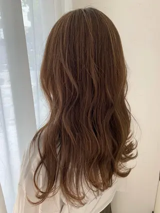 ロング カラー fio マナミのヘアスタイル