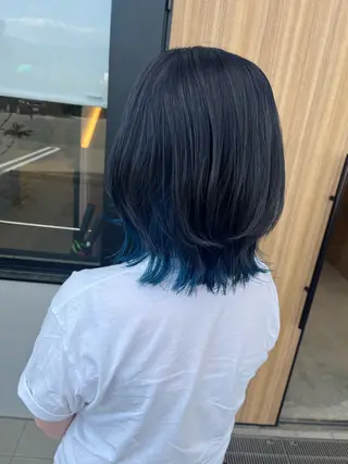 カラー 福島 果音のヘアスタイル