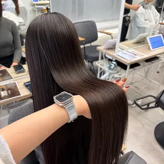 ロング ななみ.⋆𝜗𝜚 暖色艶カラー/まつパのヘアスタイル