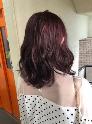 ミディアム カラー 💎髪質改善💎 デザイナーshinのヘアスタイル