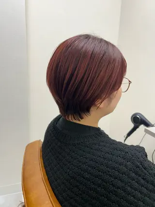 ショート カラー 艶カラー吉祥寺🌸 KAZUEのヘアスタイル