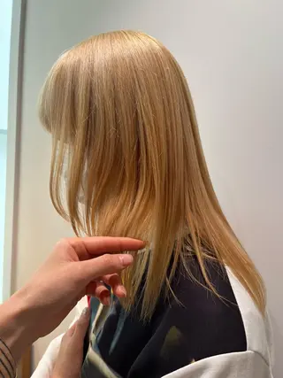 ロング カラー マンツーマン 縮毛矯正/マユコのヘアスタイル