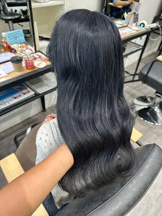 セミロング カラー 艶髪レイヤー上田 紗也🇰🇷💗のヘアスタイル