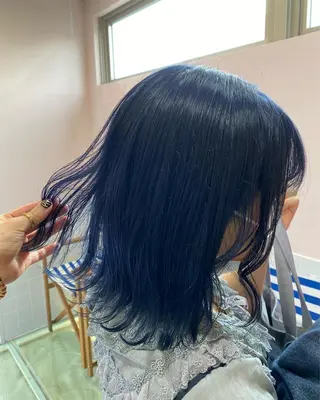 ミディアム カラー ヘアアレンジ SALOWIN横浜所属・𓍯韓国style/ 髪質改善𓍯中村和希のヘアスタイル
