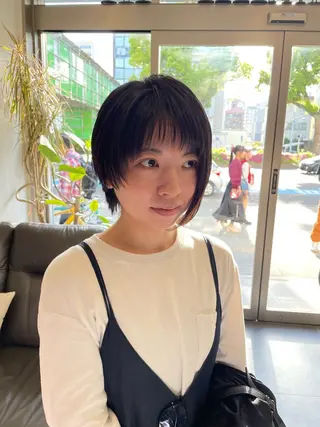 ショート 【guild】眞島 縮毛矯正のヘアスタイル