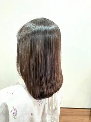 ミディアム カラー Annon プライベートサロンのヘアスタイル