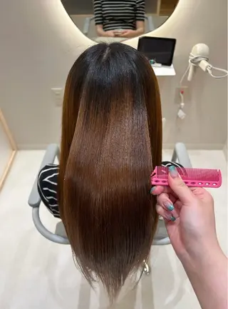 ロング レイヤー/艶髪カラー 🌷油科あい🌷のヘアスタイル