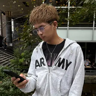 ショート カラー メンズ 希佳/メンズ スタイリストのヘアスタイル