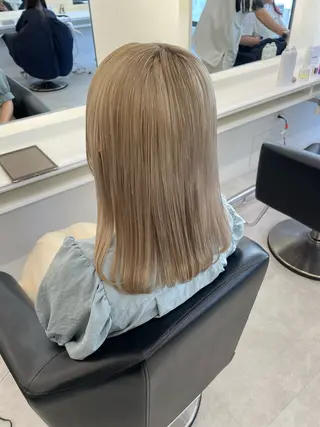 セミロング Parve Mix / 根本 梨湖🫧のヘアスタイル